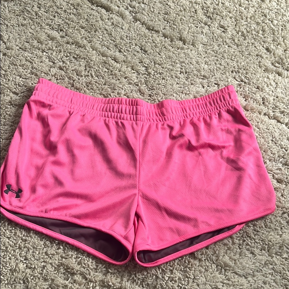 Under Armour Women's Vibrant Pink Athletic Shorts